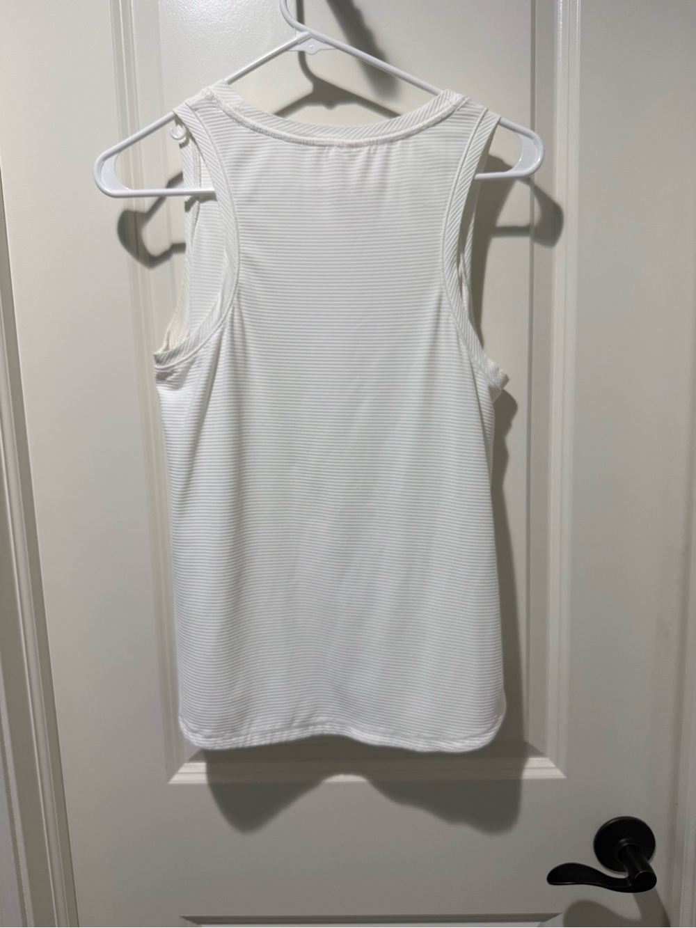 Calia Renew Sleeveless Ribbed Tank Top - White - Picture 3 of 3